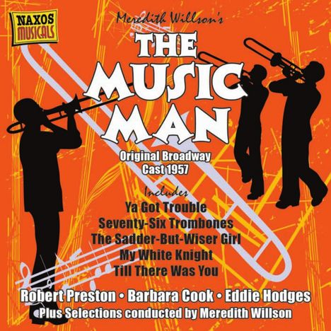 Meredith Willson (1902-1984): Musical: The Music Man:Original Broadway Cast, CD