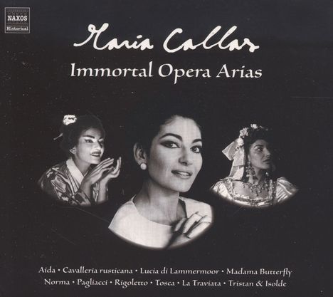 Maria Callas  - Immortal Opera Arias, 3 CDs