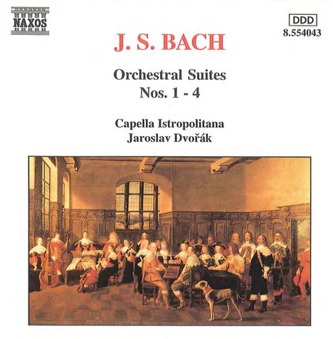Johann Sebastian Bach (1685-1750): Orchestersuiten Nr.1-4, CD