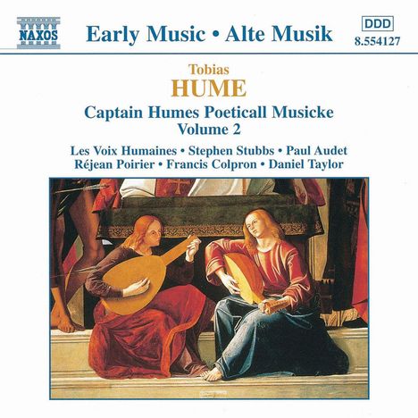 Tobias Hume (1569-1645): Poetickall Musicke (1607) Vol.2, CD