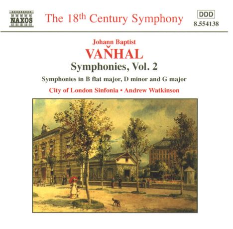 Johann Baptist (Jan Krtitel) Vanhal (1739-1813): Symphonien Vol.2, CD