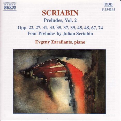 Alexander Scriabin (1872-1915): Preludes Vol.2, CD