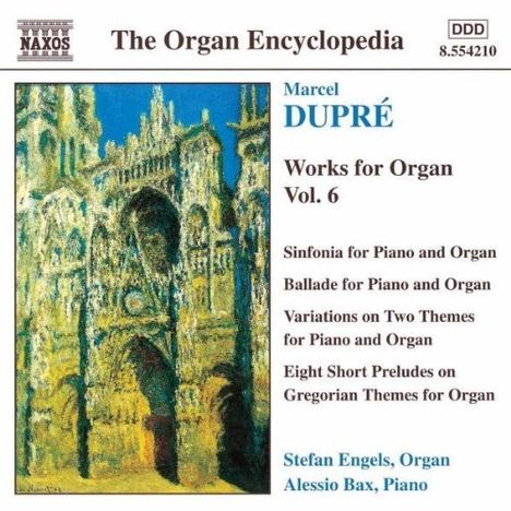Marcel Dupre (1886-1971): Orgelwerke Vol.6, CD
