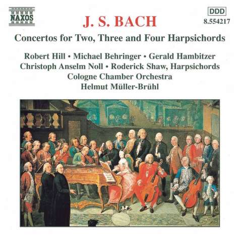 Johann Sebastian Bach (1685-1750): Cembalokonzerte BWV 1060-1062,1064,1065, CD