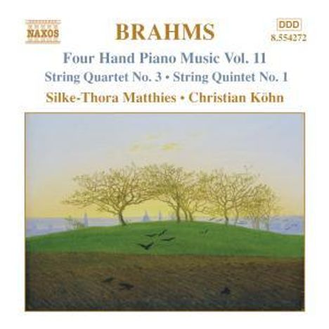 Johannes Brahms (1833-1897): Klaviermusik zu 4 Händen Vol.11, CD