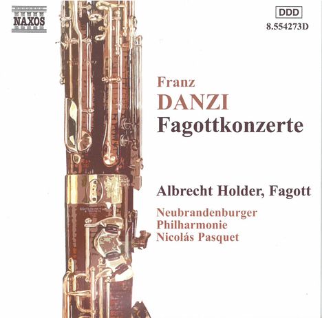 Franz Danzi (1763-1826): Fagottkonzerte Nr.1 &amp; 2, CD