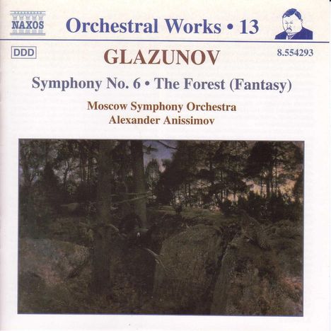 Alexander Glasunow (1865-1936): Symphonie Nr.6, CD