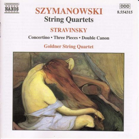 Karol Szymanowski (1882-1937): Streichquartette Nr.1 &amp; 2, CD