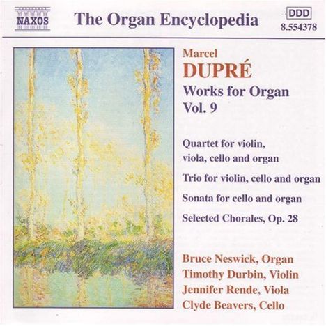 Marcel Dupre (1886-1971): Orgelwerke Vol.9, CD