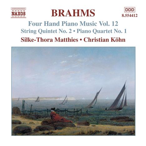 Johannes Brahms (1833-1897): Klaviermusik zu 4 Händen Vol.12, CD