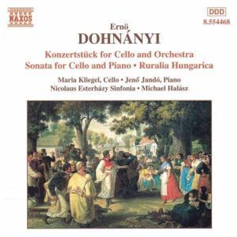 Ernst von Dohnanyi (1877-1960): Konzertstück f.Cello &amp; Orchester op.12, CD