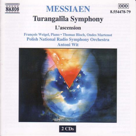 Olivier Messiaen (1908-1992): Turangalila-Symphonie, 2 CDs