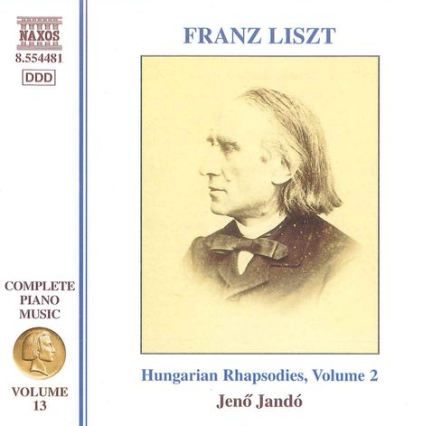 Franz Liszt (1811-1886): Klavierwerke Vol.13, CD