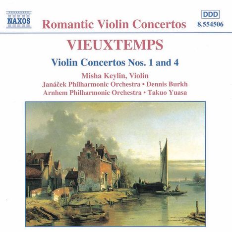 Henri Vieuxtemps (1820-1881): Violinkonzerte Nr.1 &amp; 4, CD