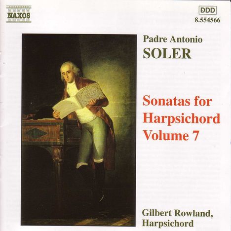 Antonio Soler (1729-1783): Sämtliche Cembalosonaten Vol.7, CD