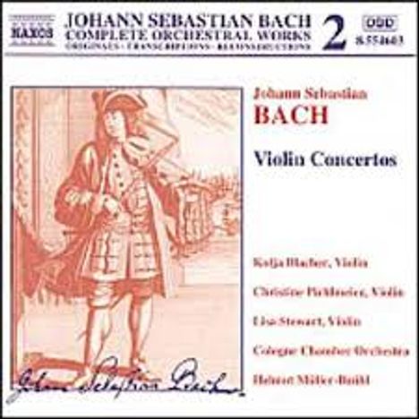 Johann Sebastian Bach (1685-1750): Violinkonzerte BWV 1041-1043,1052, CD