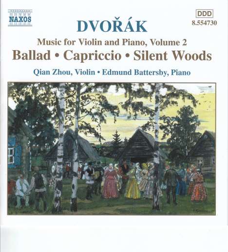 Antonin Dvorak (1841-1904): Werke für Violine &amp; Klavier, CD