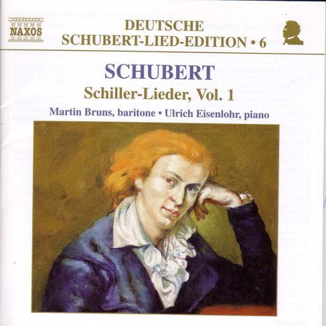 Franz Schubert (1797-1828): Lieder "Schiller-Lieder" Vol.1, CD