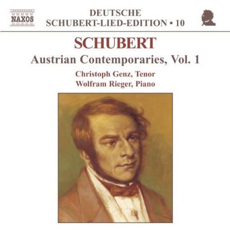 Franz Schubert (1797-1828): Lieder "Österreichische Zeitgenossen" Vol.1, CD