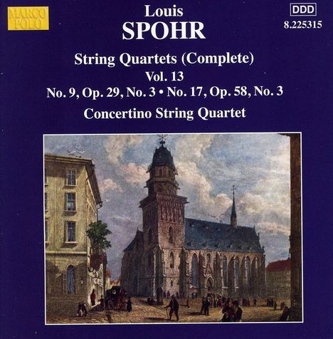 Louis Spohr (1784-1859): Streichquartette Vol.13, CD