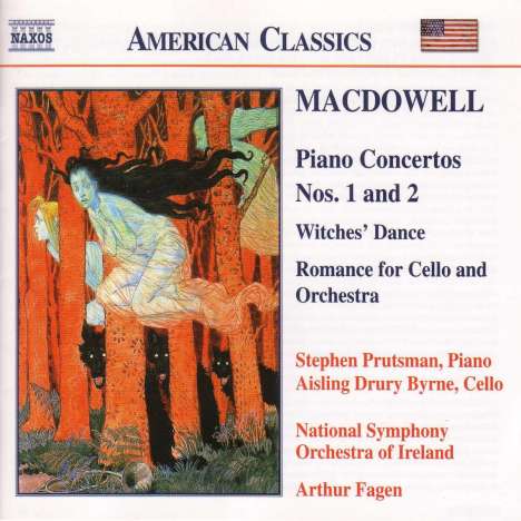 Edward MacDowell (1860-1908): Klavierkonzerte Nr.1 &amp; 2, CD