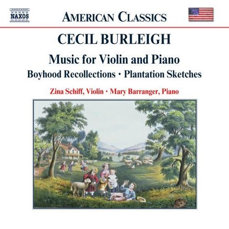 Cecil Burleigh (1885-1980): Musik für Violine &amp; Klavier, CD