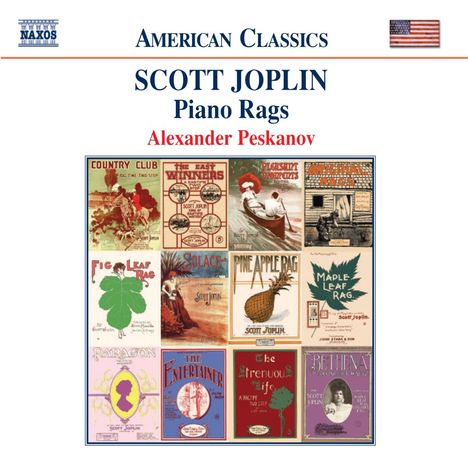 Scott Joplin (1868-1917): Piano-Rags, CD