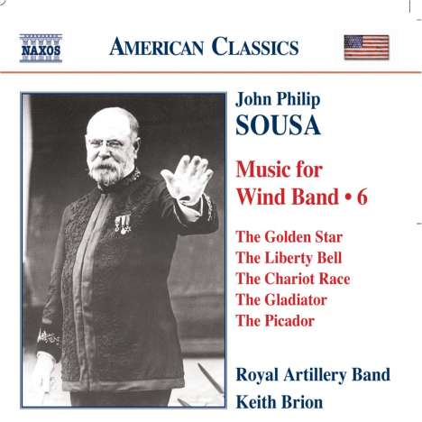 John Philip Sousa (1854-1932): Music for Wind Band Vol.6, CD