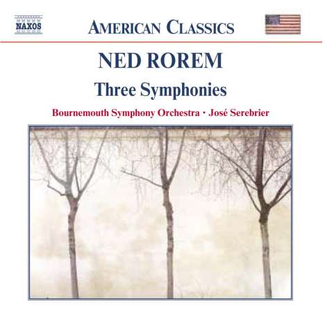Ned Rorem (1923-2022): Symphonien Nr.1-3, CD