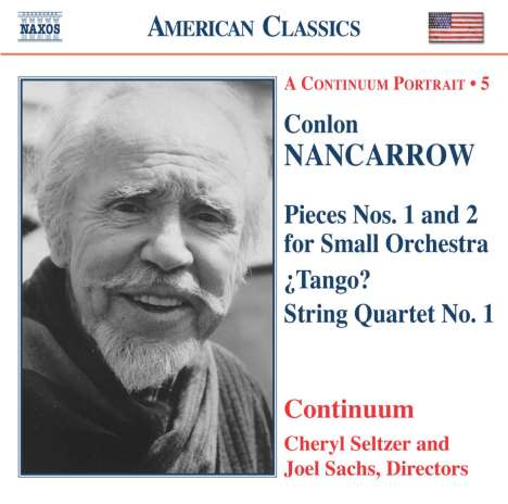Conlon Nancarrow (1912-1997): Pieces Nr.1 &amp; 2 für kleines Orchester, CD