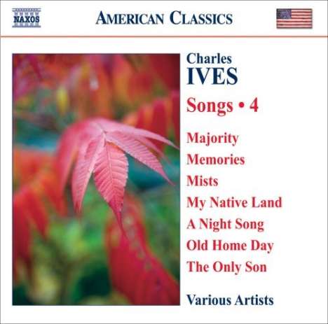 Charles Ives (1874-1954): Lieder Vol.4, CD