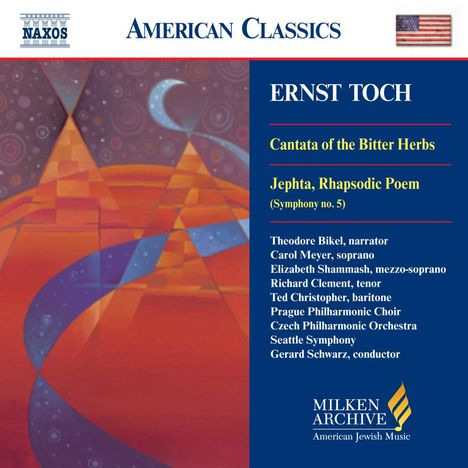 Ernst Toch (1887-1964): Symphonie Nr.5 "Jephta", CD