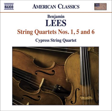 Benjamin Lees (1924-2010): Streichquartette Nr.1,5,6, CD
