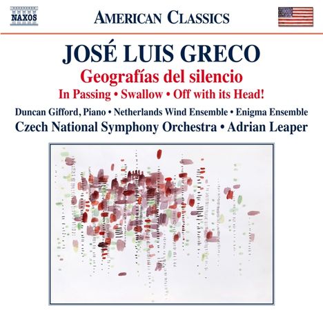 Jose Luis Greco (geb. 1953): Geografias del silencio für Klavier &amp; Orchester, CD