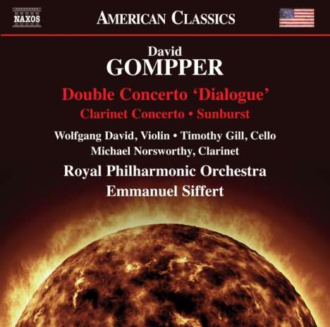 David Gompper (geb. 1954): Konzert für Violine,Cello &amp; Orchester, CD
