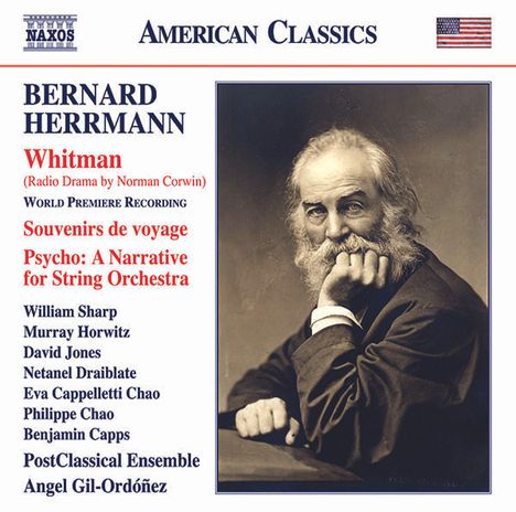 Bernard Herrmann (1911-1975): Whitman (Radio-Hörspiel von Norman Corwin), CD