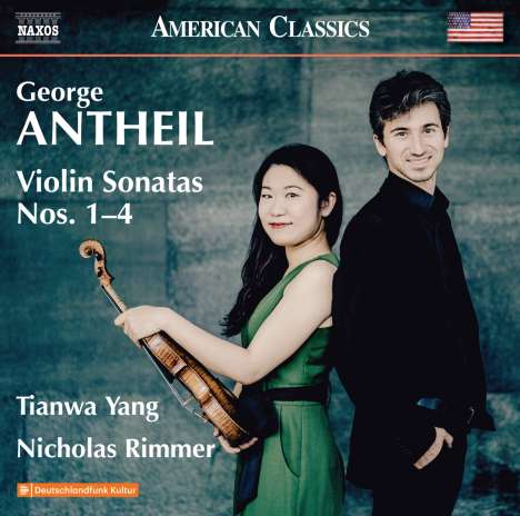 George Antheil (1900-1959): Violinsonaten Nr.1-4, CD