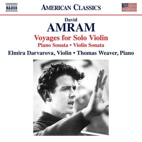 David Amram (geb. 1930): Voyages für Violine solo, CD