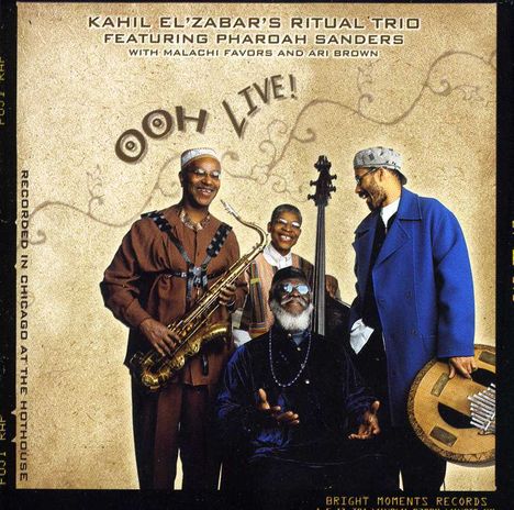 Kahil El'Zabar (geb. 1953): Ooh! Live, CD