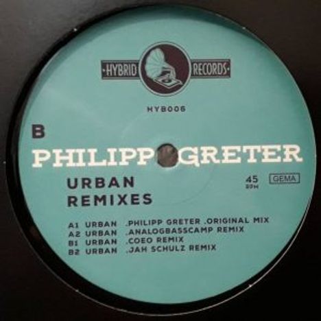 Philipp Greter: Urban Remixes, LP