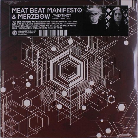 Meat Beat Manifesto &amp; Merzbow: Extinct, LP