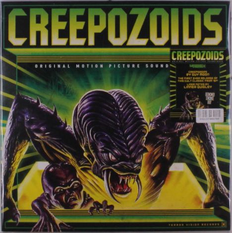 Guy Moon: Creepozoids (Limited Edition) (RSD 2019) (Clear W/Silver Pearlescent Swirl Blood9, LP