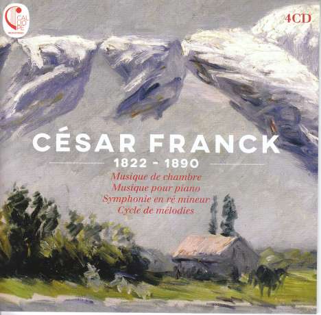 Cesar Franck (1822-1890): Cesar Franck 1822-1890 - Symphonie d-moll, Kammermusik, Klavierwerke, Lieder, 4 CDs