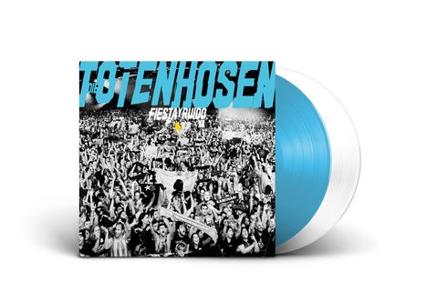 Die Toten Hosen: Fiesta y Ruido: Die Toten Hosen live in Argentinien (180g) (Limitierte Numbered Edition) (Weißes &amp; blaues Vinyl), 2 LPs