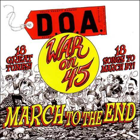 D.O.A.: War On 45, CD