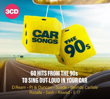 Car Songs: The 90's, 3 CDs