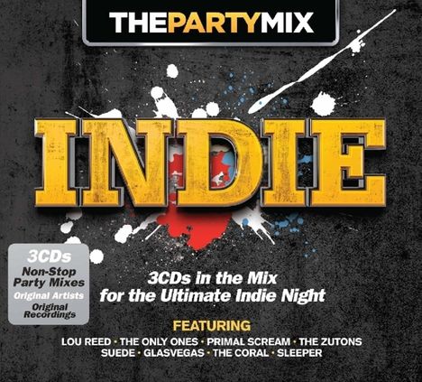 The Party Mix: Indie, 3 CDs