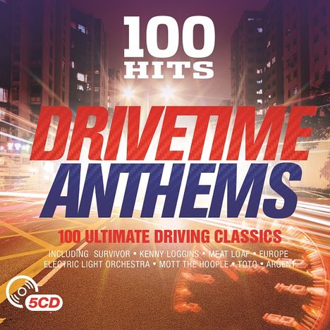 100 Hits: Drivetime, 5 CDs