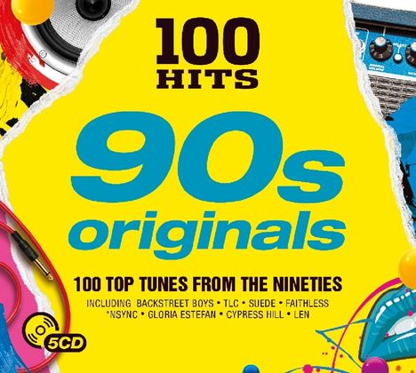 100 Hits: 90s Originals, 5 CDs