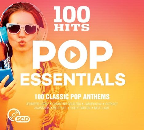 100 Hits Pop Essentials, 5 CDs